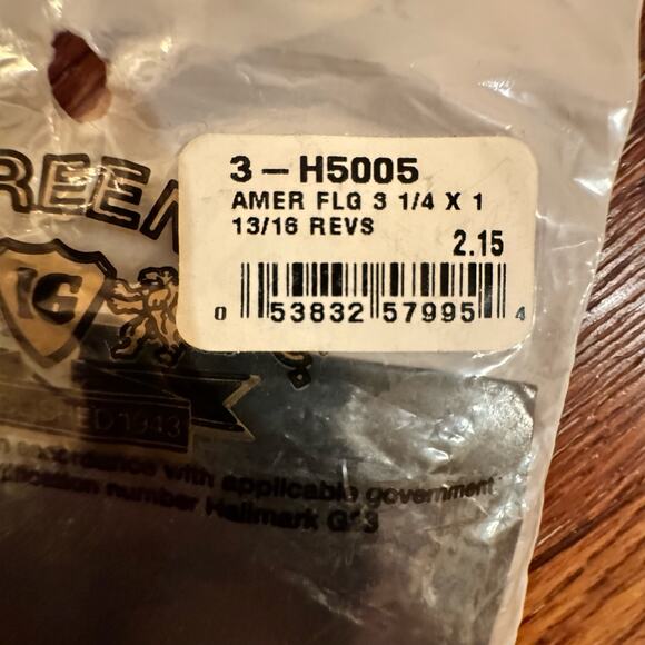 NWT American Flag Patches 4 Reverse Army Uniform IRA GREEN 3 1/4 X 1 13/16 VTG - Picture 6 of 10